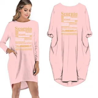 Scorpio Limited Edition Pocket Dress – Pink