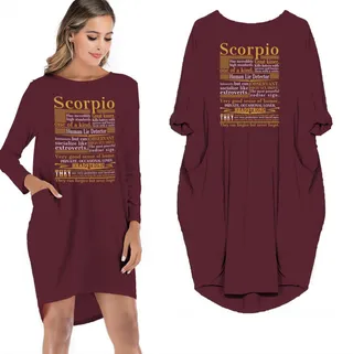 Scorpio Limited Edition Pocket Dress – Red