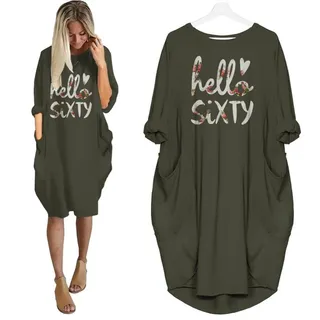 Hello Sixty Limited Edition Pocket Dress – Green