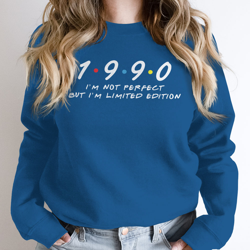 Not Perfect But Limited Edition 1990 Birthday Sweatshirt - variant image 1