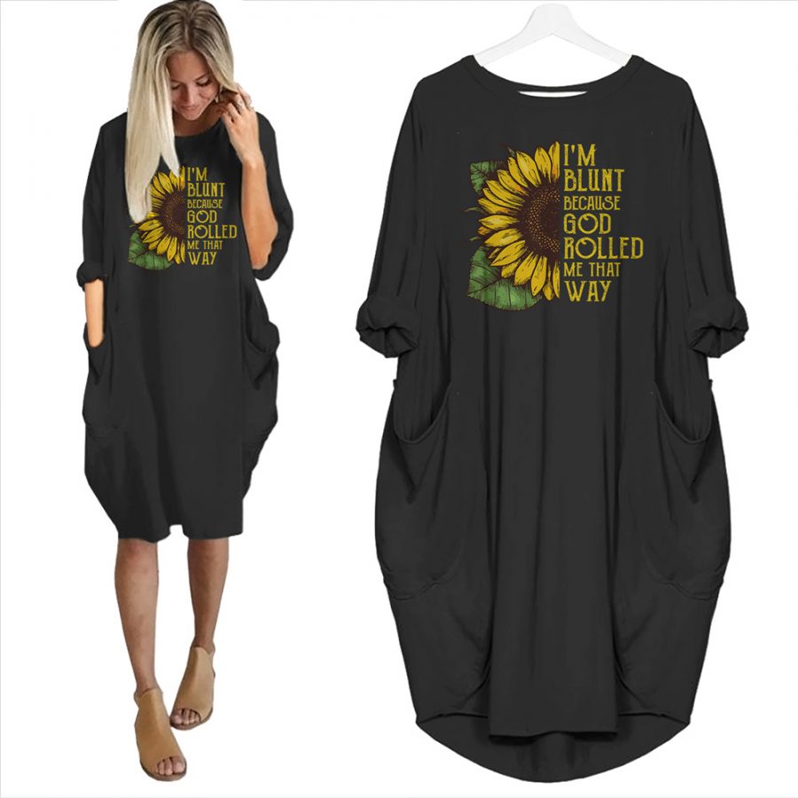 I'm Blunt Limited Edition Pocket Dress Sunflower T-shirt - variant image 1