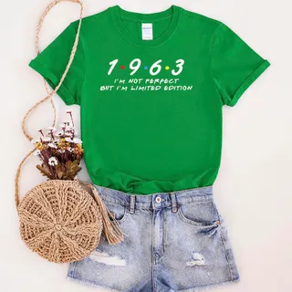 Not Perfect But Limited Edition 1963 Unique Birthday T-Shirt – Irish Green