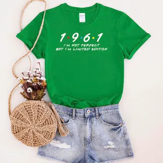 Not Perfect But Limited Edition 1961 Unique Birthday T-Shirt – Irish Green