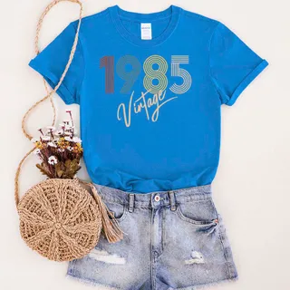 Limited Vintage 1985 Unique Birthday T-Shirt – Royal