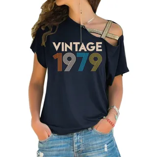 Vintage 1979 Limited Edition Off Shoulder Shirt – Black