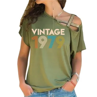 Vintage 1979 Limited Edition Off Shoulder Shirt – Green