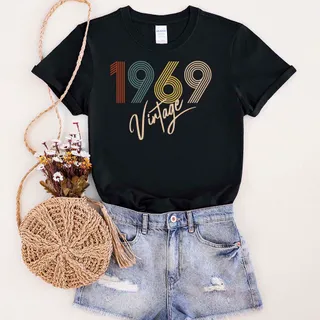 Limited Vintage 1969 Unique Birthday T-Shirt – Black