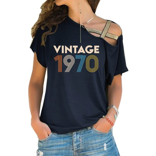 Vintage 1970 Limited Edition Off Shoulder Shirt - variant image 1