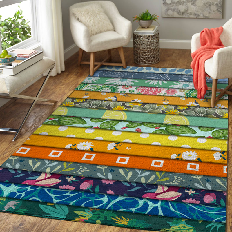 Fabric Pattern Rug - variant image 1