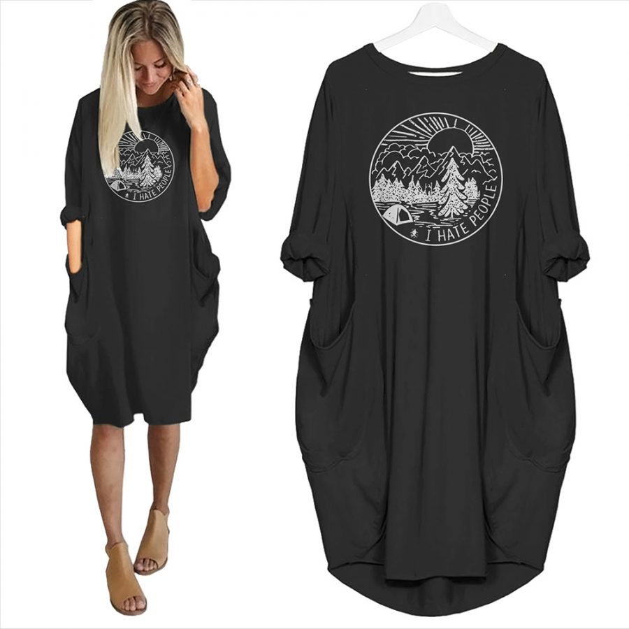 I Hate People Limited Edition Pocket Dress - variant image 1