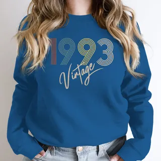 Limited Vintage 1993 Birthday Sweatshirt – Royal