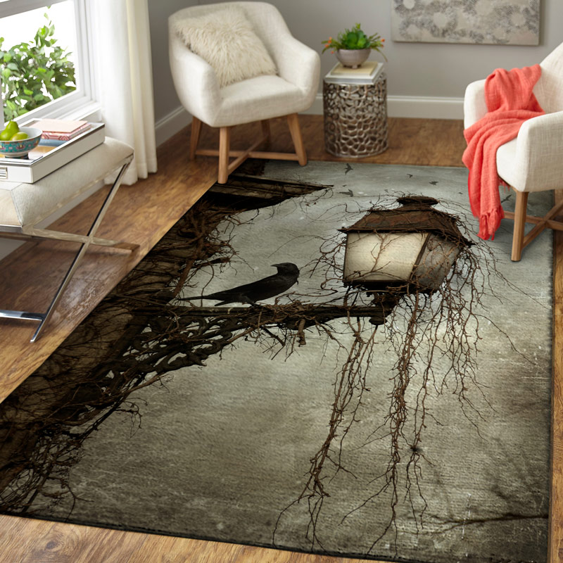The Raven By Edgar Allan Poe Rug
