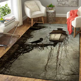 The Raven By Edgar Allan Poe Rug