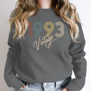 Limited Vintage 1993 Birthday Sweatshirt – Dark Grey