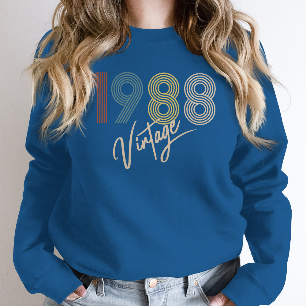 Limited Vintage 1988 Birthday Sweatshirt - variant image 1