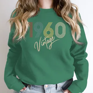 Limited Vintage 1960 Birthday Sweatshirt – Kelly Green