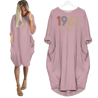 Limited Vintage Nightgown 1965 Birthday Pocket Dress – Pink