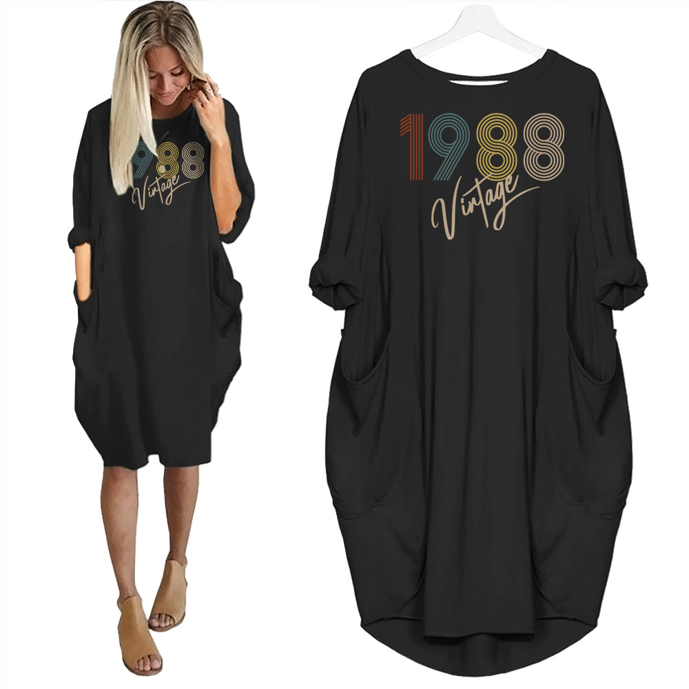 Limited Vintage Nightgown 1988 Birthday Pocket Dress - variant image 1