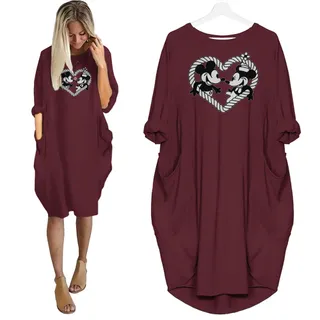 Love Valentine's Day Nightgown For Her – Red
