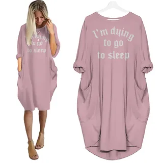To Go To Sleep Nightgown For Women – Pink