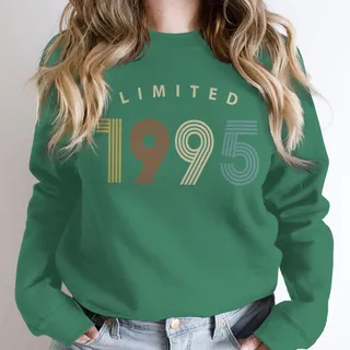 Limited Birthday 1995 Birthday Sweatshirt – Kelly Green
