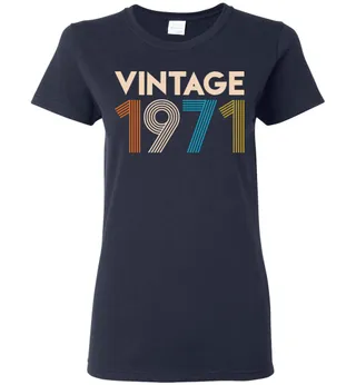Vintage 1971 Limited Edition Ladies Short-Sleeve – Navy