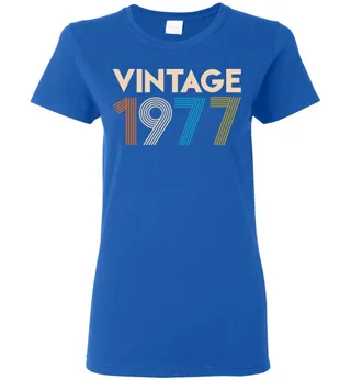 Vintage 1977 Limited Edition Ladies Short-Sleeve – Royal
