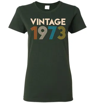 Vintage 1973 Limited Edition Ladies Short-Sleeve – Forest Green