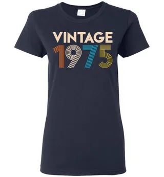 Vintage 1975 Ladies Short-Sleeve – Navy