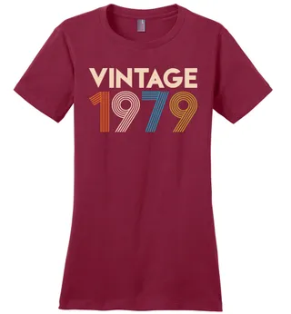Birthday Shirt Gift Ideas For Women Vintage 1979 Black – Sangria