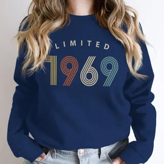 Limited Birthday 1969 Birthday Sweatshirt – Navy