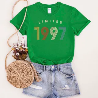 Limited Birthday 1997 Birthday T-Shirt – Irish Green