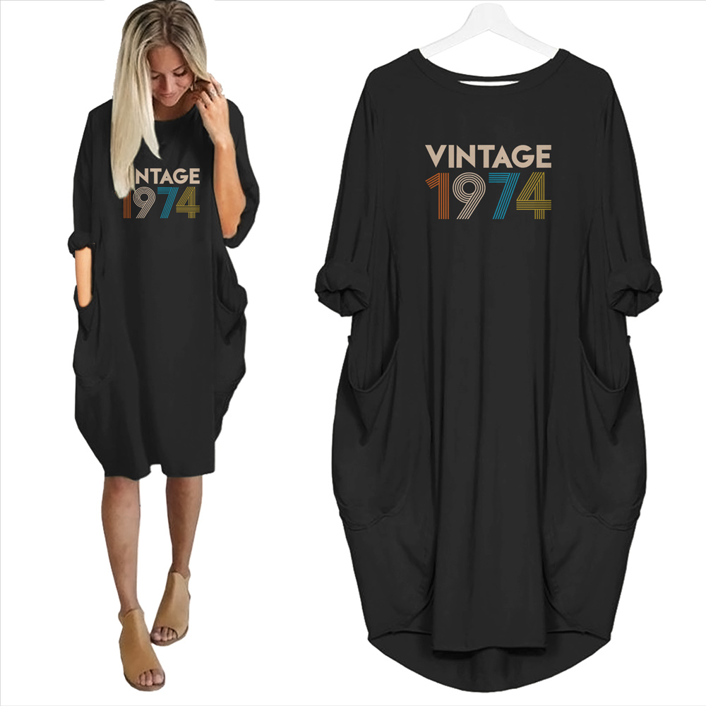Vintage 1974 Limited Edition Pocket Dress - variant image 1
