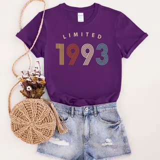 Limited Birthday 1993 Birthday T-Shirt – Purple
