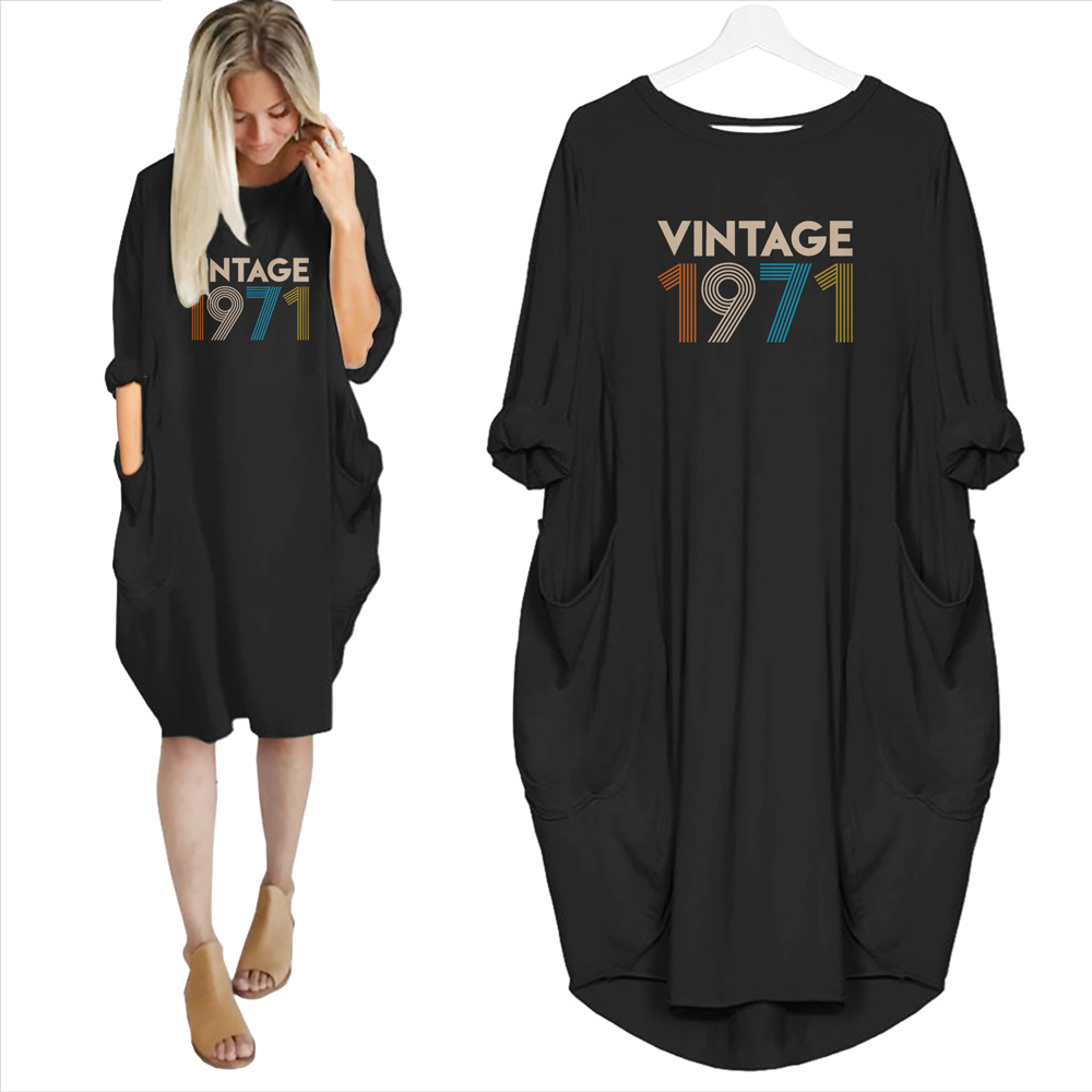 Vintage 1971 Limited Edition Pocket Dress - variant image 1