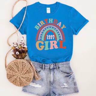 Retro 1997 Birthday T-Shirt – Royal