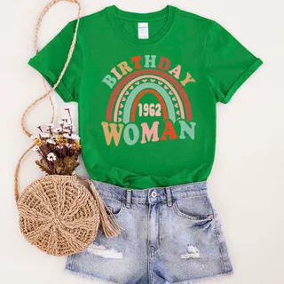 Retro 1962 Birthday T-Shirt – Irish Green