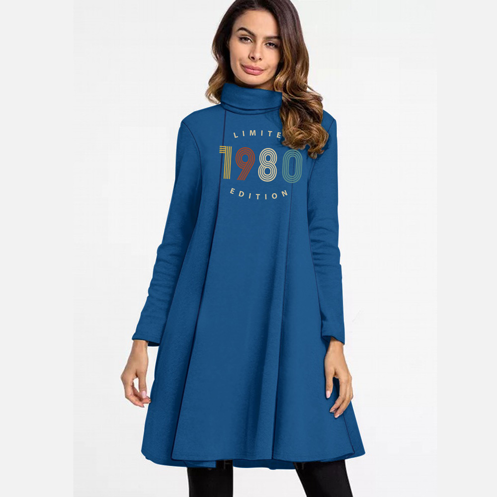 Limited 1980 Women's High Neck Dress - variant image 1