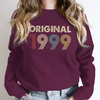 Original 1999 Birthday Sweatshirt – Maroon