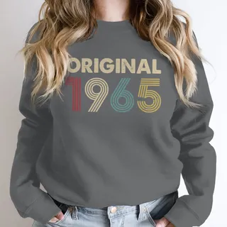 Original 1965 Birthday Sweatshirt – Dark Grey