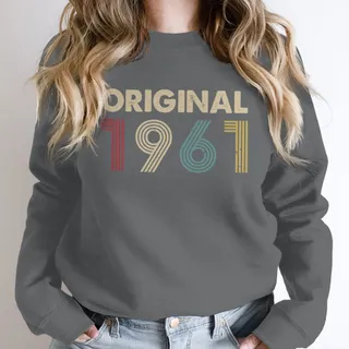 Original 1961 Birthday Sweatshirt – Dark Grey