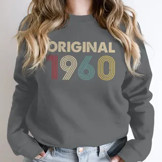 Original 1960 Birthday Sweatshirt – Dark Grey