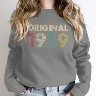 Original 1989 Birthday Sweatshirt – Grey