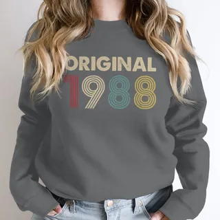 Original 1988 Birthday Sweatshirt – Dark Grey
