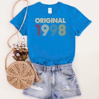 Original 1998 Birthday T-Shirt – Royal