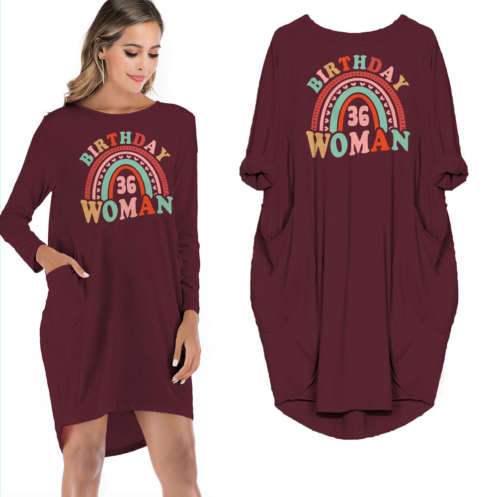 Retro 36 Birthday Pocket Dress - variant image 1