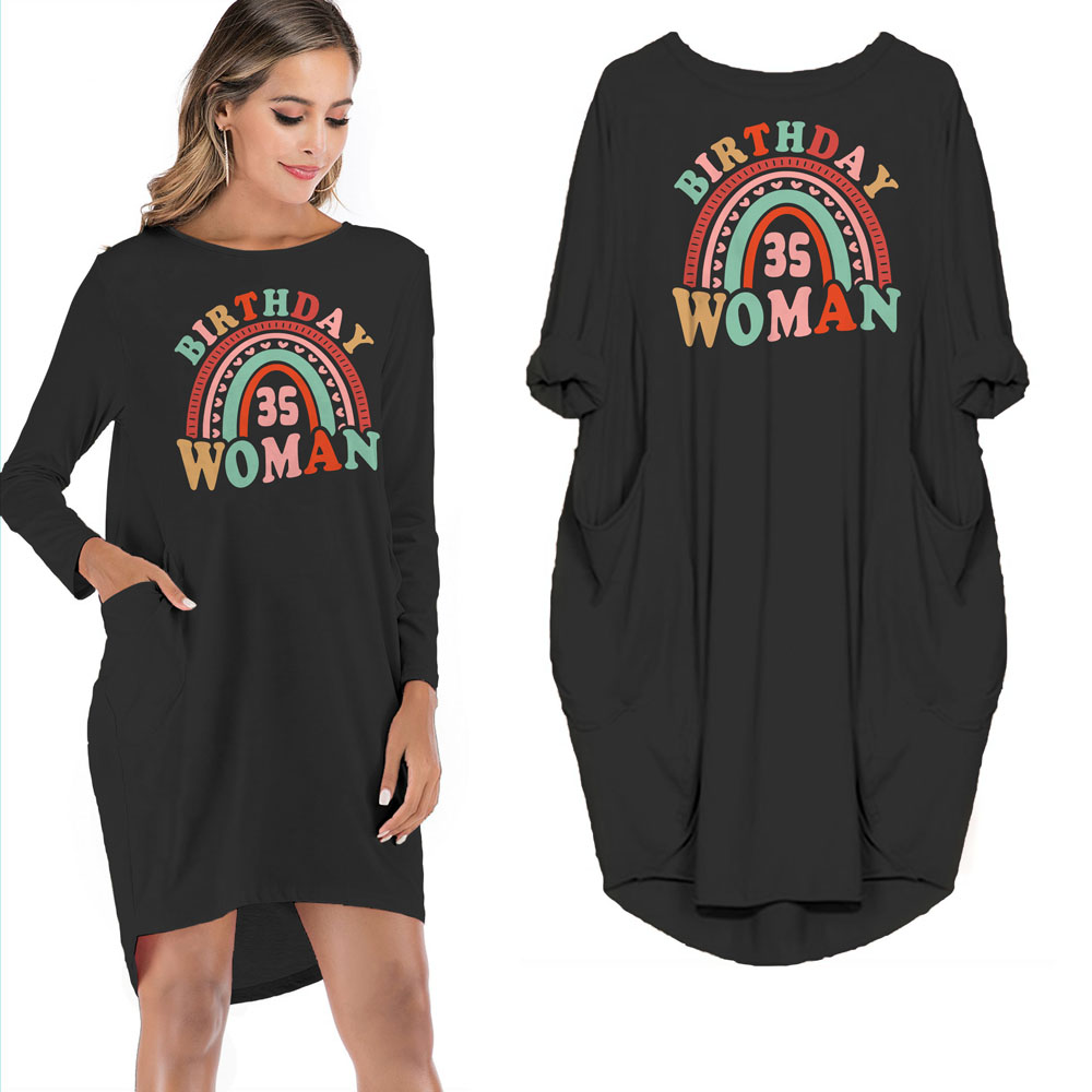 Retro 35 Birthday Pocket Dress - variant image 1