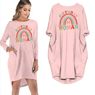 Retro 44 Birthday Pocket Dress – Pink