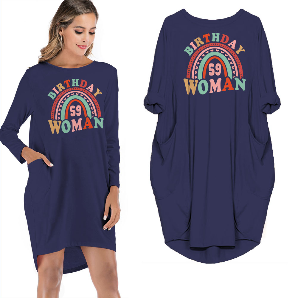 Retro 59 Birthday Pocket Dress - variant image 1