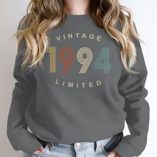 Limited Vintage 1994 Birthday Sweatshirt – Dark Grey
